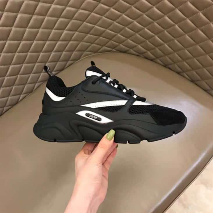 B22 SNEAKER TECHNICAL MESH WITH AND CALFSKIN   CD92 - DEEPREPS