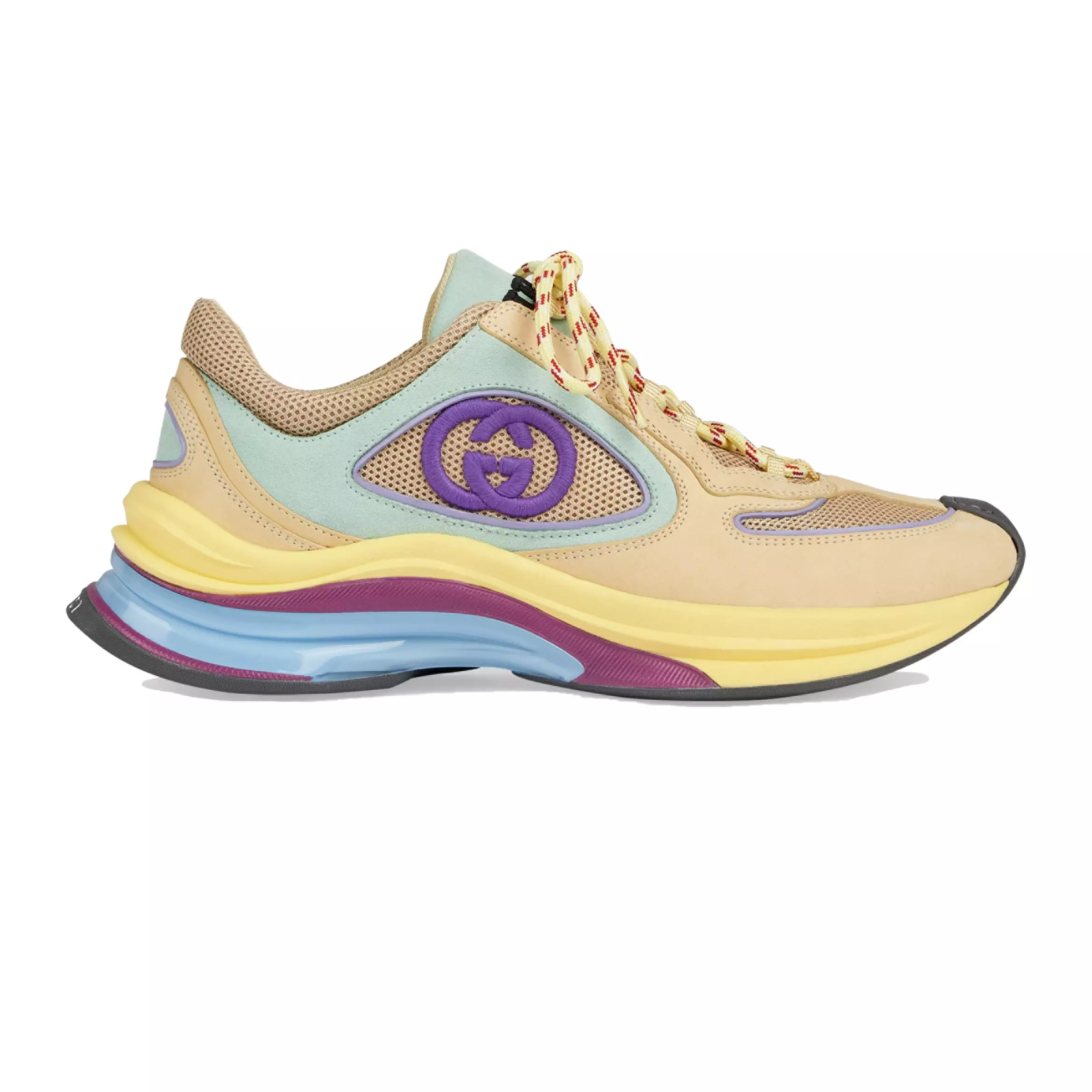 GUCCI RUN TRAINER SNEAKERS IN YELLOW – GC166 - DEEPREPS