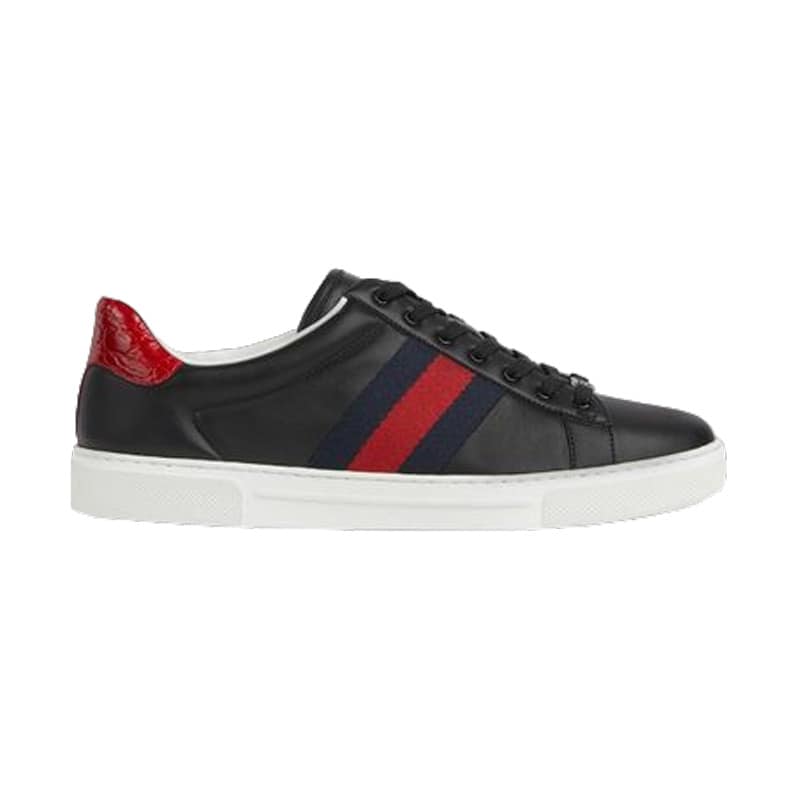 MEN S GUCCI ACE SNEAKER WITH WEB   GC207 - DEEPREPS