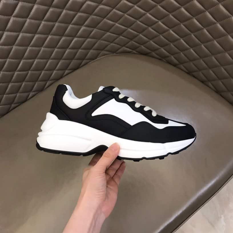 Gucci Rhyton Low Top Sneakers In Black And White – GC124 - DEEPREPS