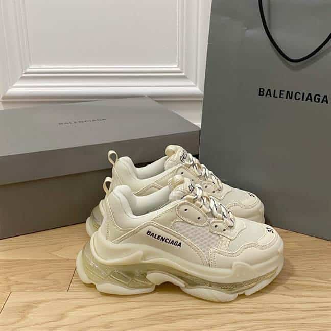 BALENCIAGA MEN S TRIPLE S SNEAKER CLEAR SOLE   BB193 - DEEPREPS