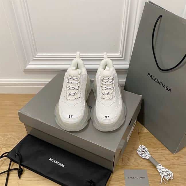 BALENCIAGA MEN S TRIPLE S SNEAKER CLEAR SOLE   BB191 - DEEPREPS