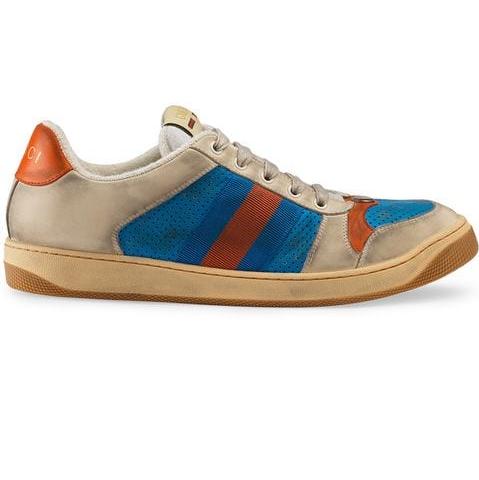 GUCCI SCREENER LEATHER SNEAKER   GC54 - DEEPREPS