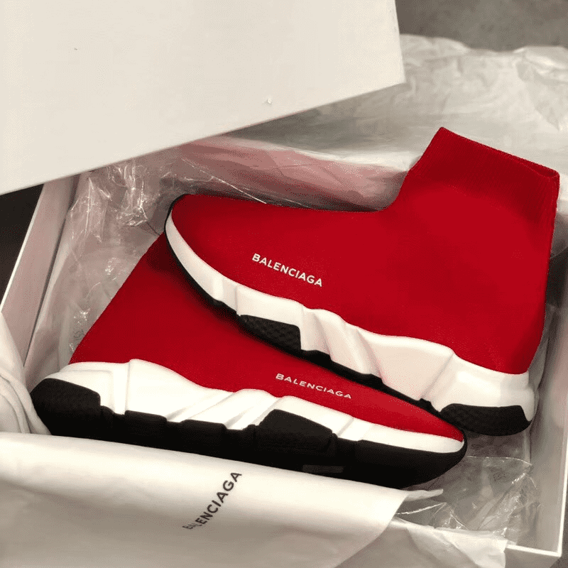 BALENCIAGA SPEED TRAINER RED   BB14 - DEEPREPS