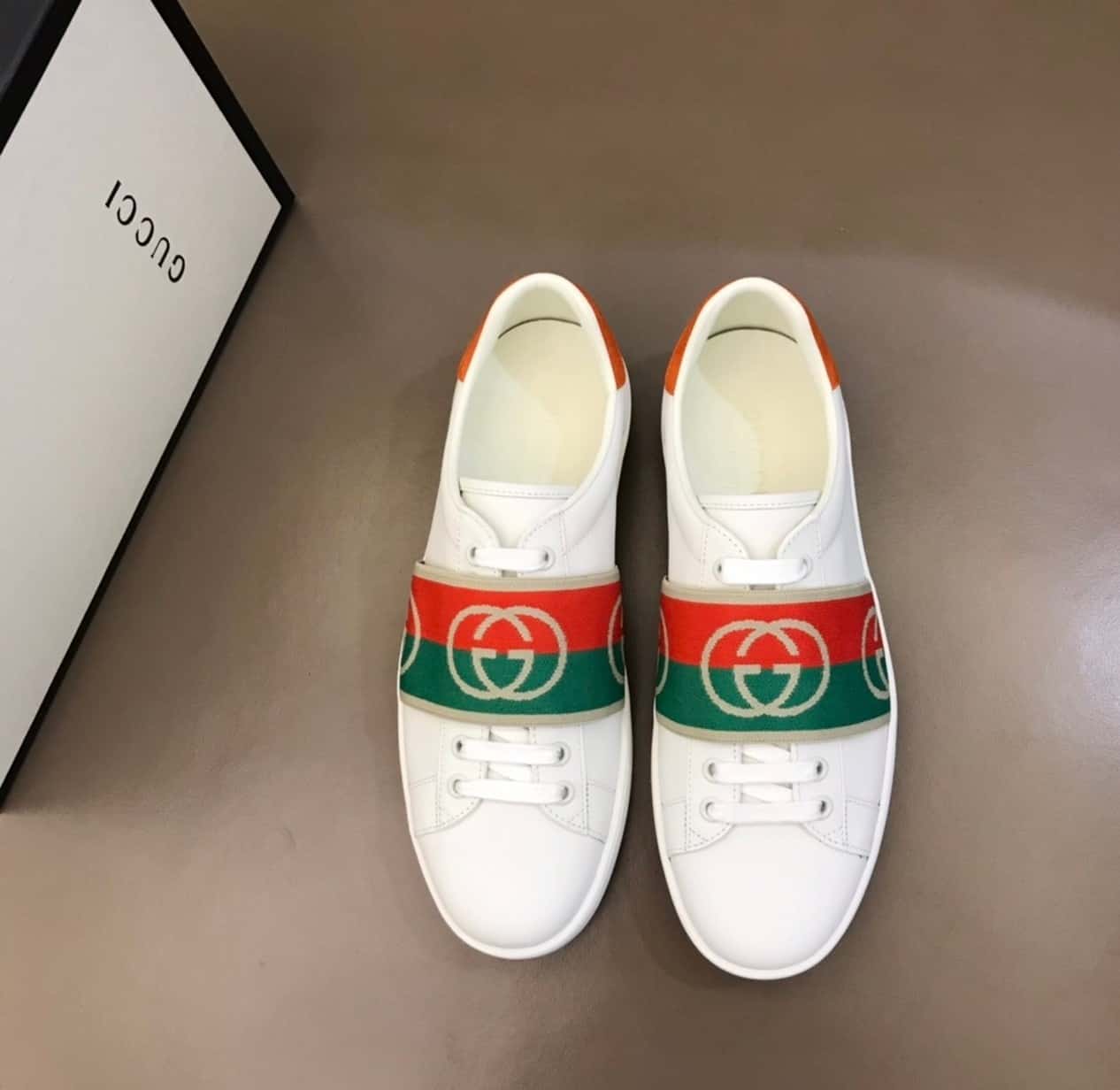 GUCCI MEN S ACE SNEAKERS WITH ELASTIC WEB   GC213 - DEEPREPS