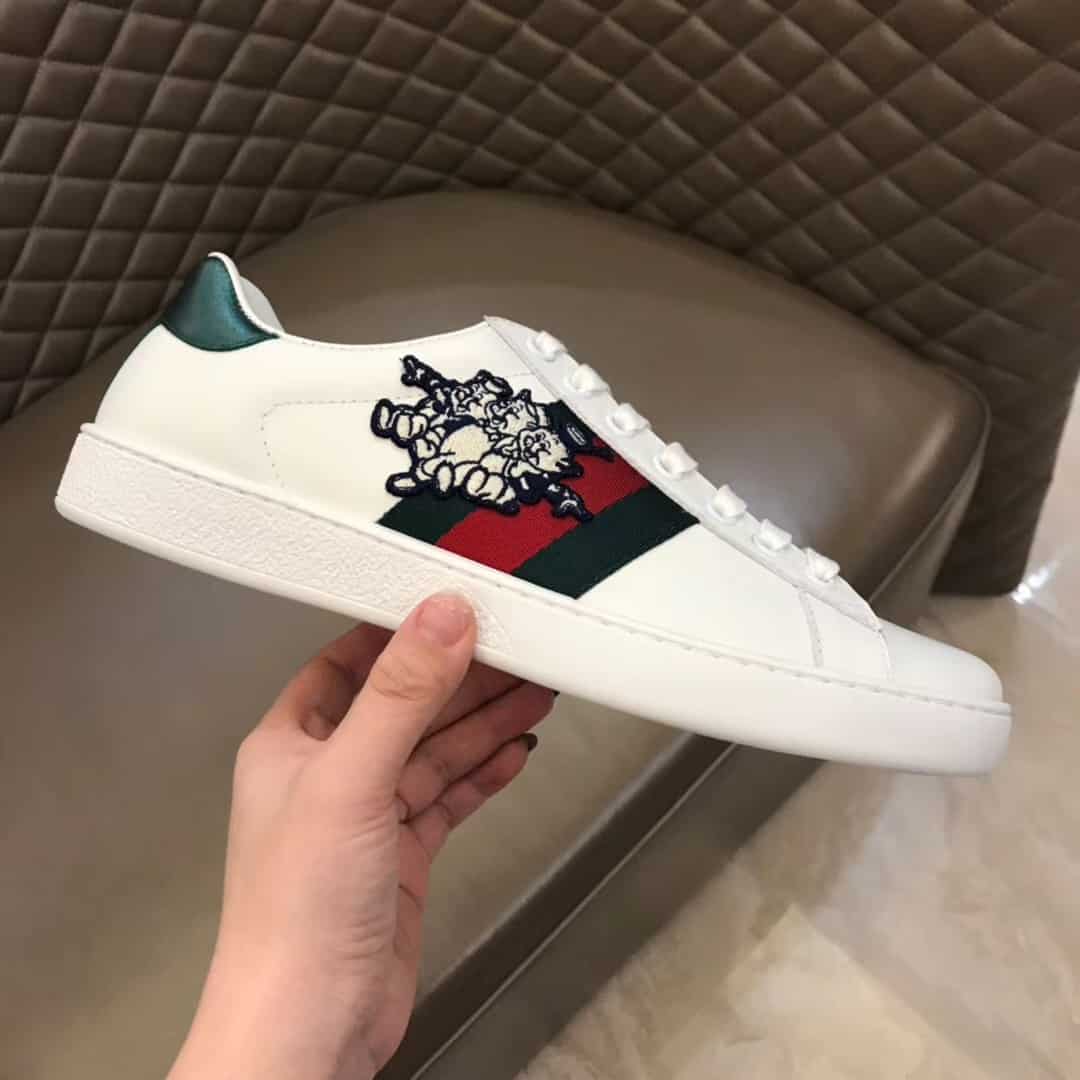 GUCCI ACE SNEAKER WITH THREE LITTLE PIGS   GC26 - DEEPREPS