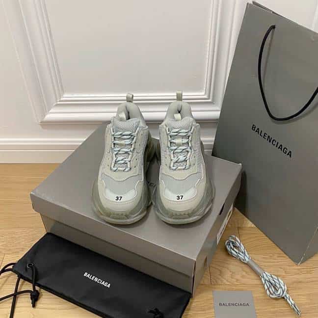 BALENCIAGA MEN S TRIPLE S SNEAKER CLEAR SOLE   BB197 - DEEPREPS