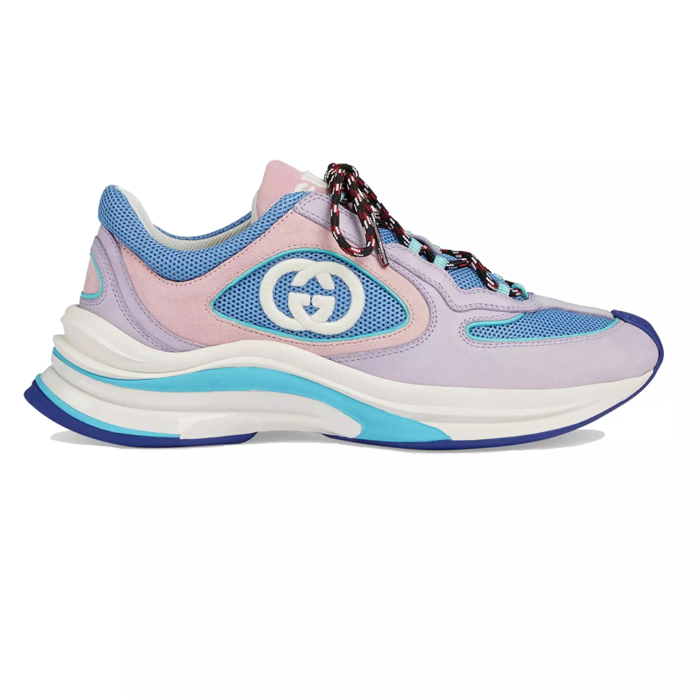 GUCCI RUN SNEAKERS IN PINK AND BLUE – GC162 - DEEPREPS