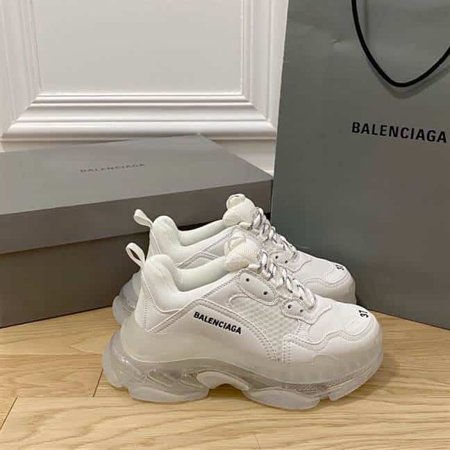 BALENCIAGA MEN S TRIPLE S SNEAKER CLEAR SOLE   BB191 - DEEPREPS