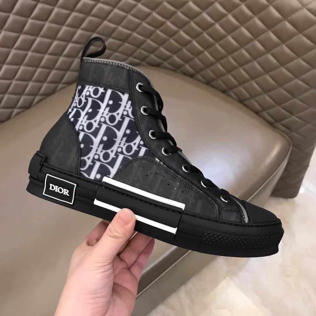 B23  HIGH-TOP DIOR OBLIQUE SNEAKER   CD13 - DEEPREPS