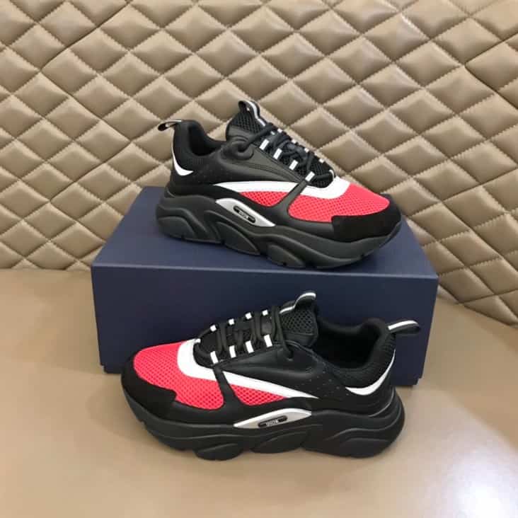 B22 SNEAKER TECHNICAL MESH WITH AND CALFSKIN   CD110 - DEEPREPS