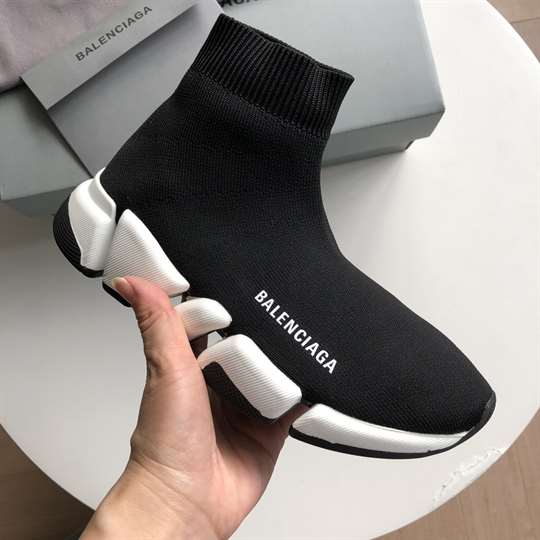 BALENCIAGA SPEED 2.0 SNEAKER IN BLACK   BB145 - DEEPREPS