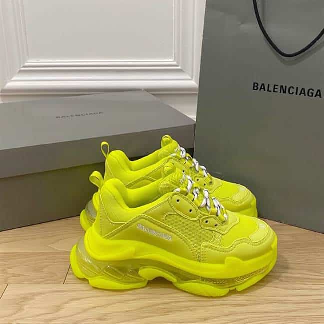 BALENCIAGA MEN S TRIPLE S SNEAKER CLEAR SOLE   BB185 - DEEPREPS