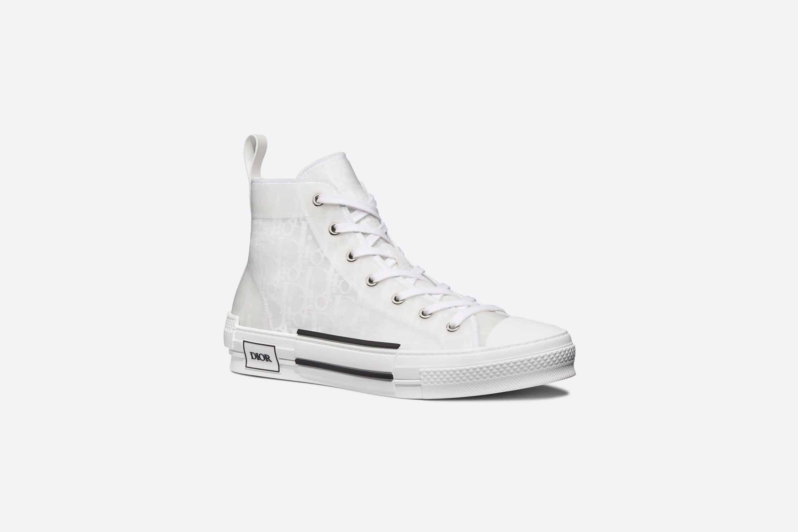 DIOR LIMITED EDITION  B23  HIGH-TOP DIOR OBLIQUE SNEAKER- CD15 - DEEPREPS