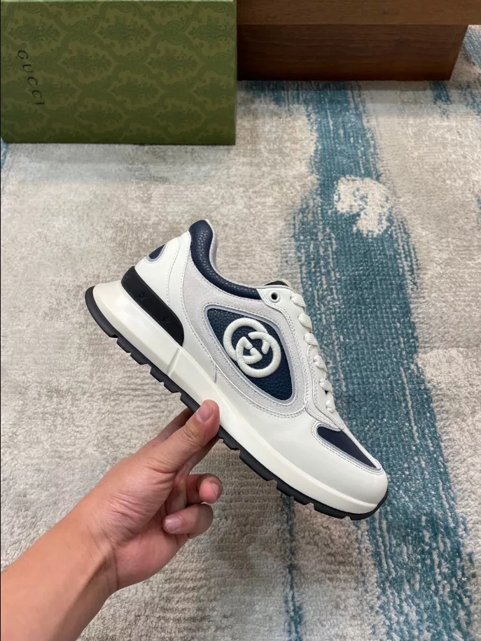 GUCCI MEN S LEATHER SNEAKER   GC199 - DEEPREPS