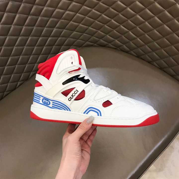 GUCCI BASKET SNEAKERS WHITE DEMETRA   GC068 - DEEPREPS