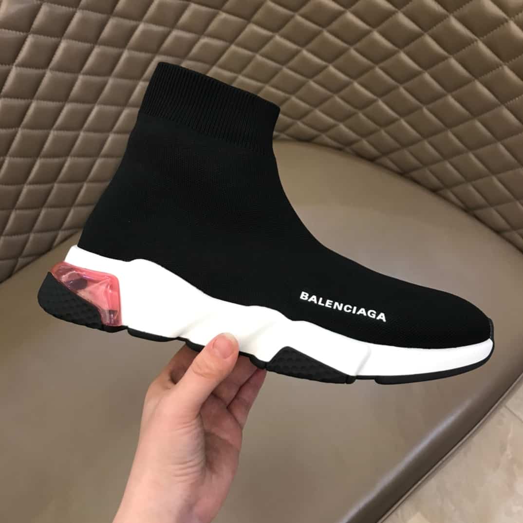 BALENCIAGA SPEED CLEAR SOLE SNEAKERS   BB45 - DEEPREPS