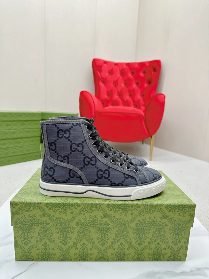 MEN S GUCCI TENNIS 1977 HIGH-TOP SNEAKER   GC240 - DEEPREPS