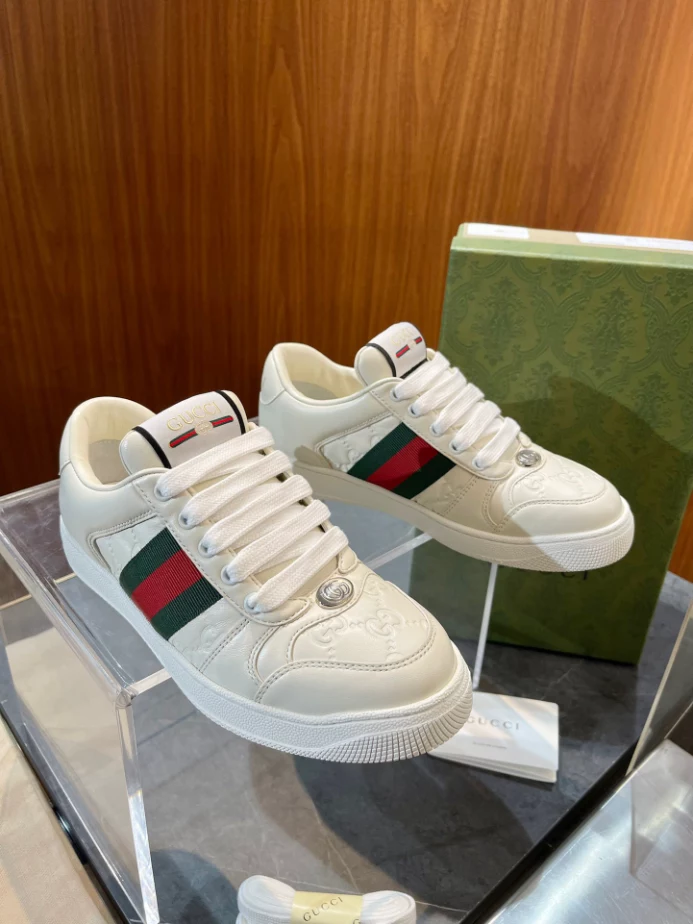 MEN S GUCCI SCREENER SNEAKER   GC255 - DEEPREPS