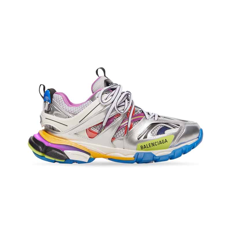 BALENCIAGA MEN S TRACK TRAINERS IN SILVER   BB208 - DEEPREPS