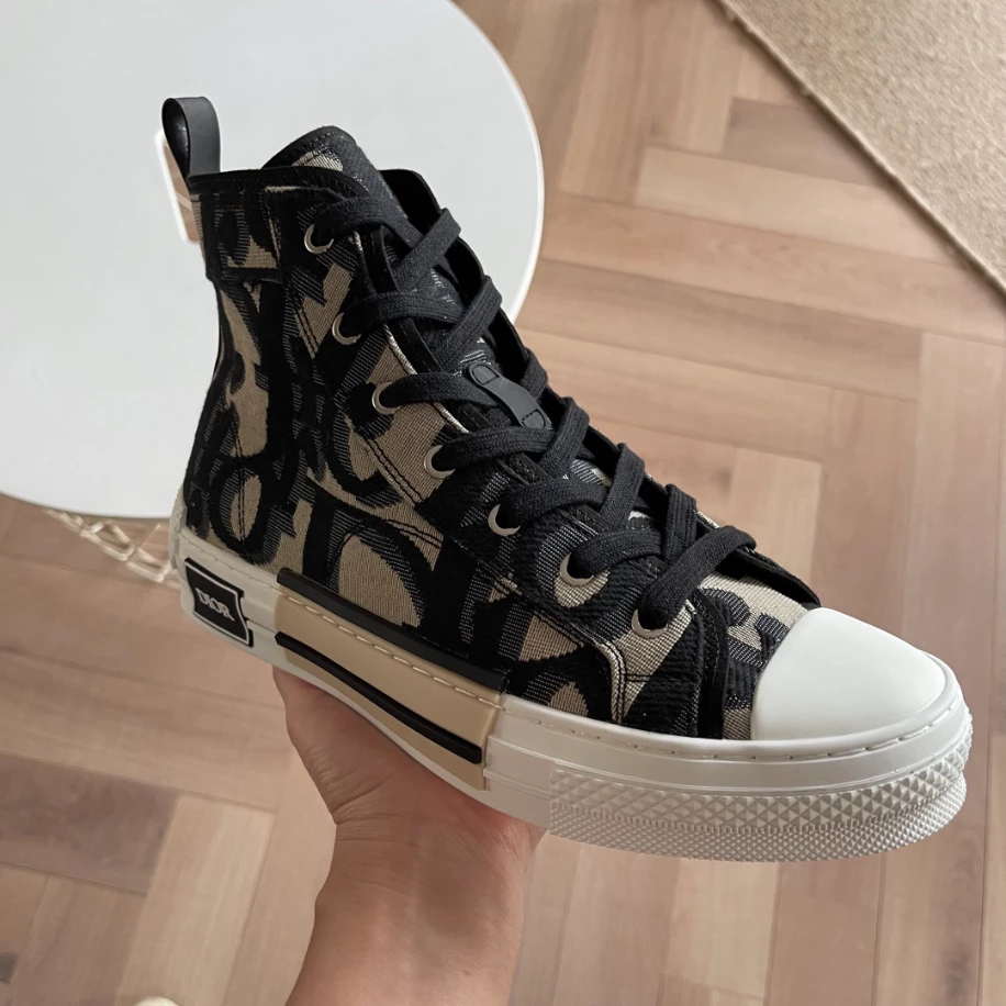 B23 HIGH-TOP SNEAKER MAXI DIOR OBLIQUE JACQUARD   CD119 - DEEPREPS