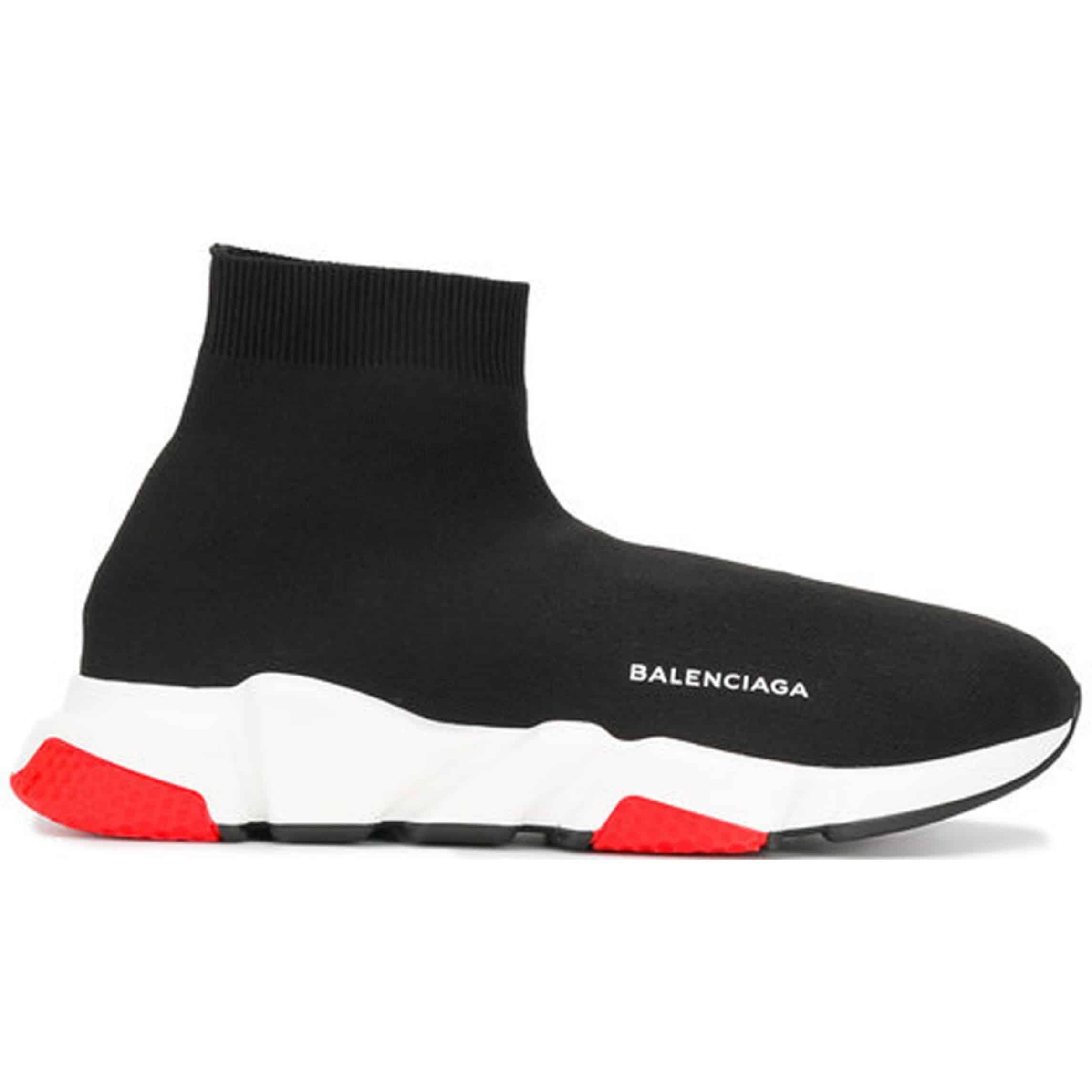 BALENCIAGA SPEED TRAINER BLACK RED   BB9 - DEEPREPS