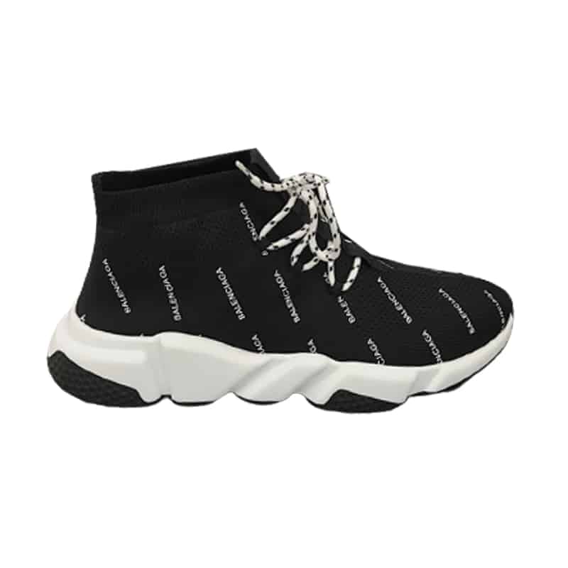 BALENCIAGA  MEN S SPEED LOGO-PRINT SNEAKER    BB166 - DEEPREPS
