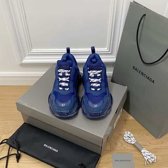BALENCIAGA MEN S TRIPLE S SNEAKER CLEAR SOLE   BB198 - DEEPREPS
