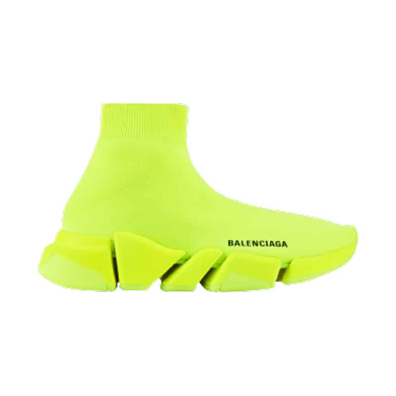BALENCIAGA  MEN S SPEED 2.0 SNEAKER IN YELLOW   BB140 - DEEPREPS