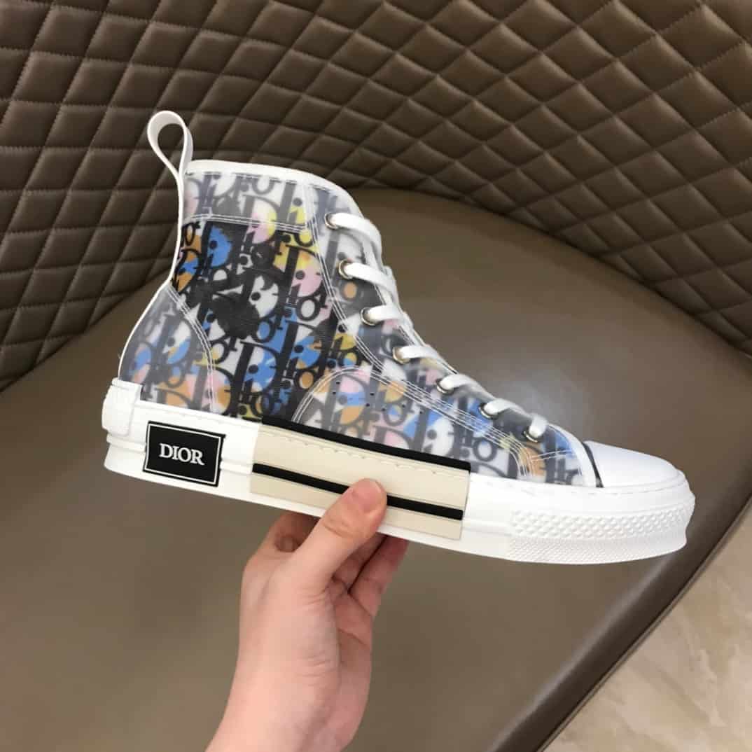DIOR B23 HIGH TOP ALEX FOXTON OBLIQUE   CD35 - DEEPREPS