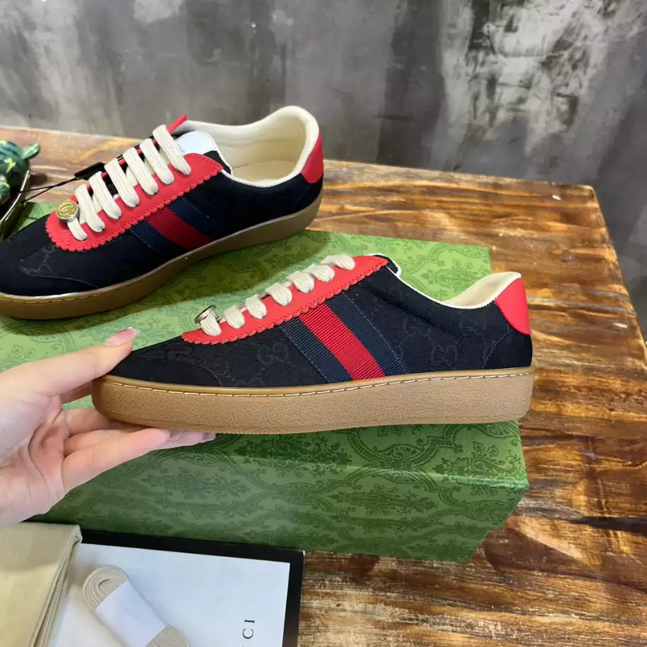 GUCCI G47 WITH WEB SNEAKER   GC187 - DEEPREPS