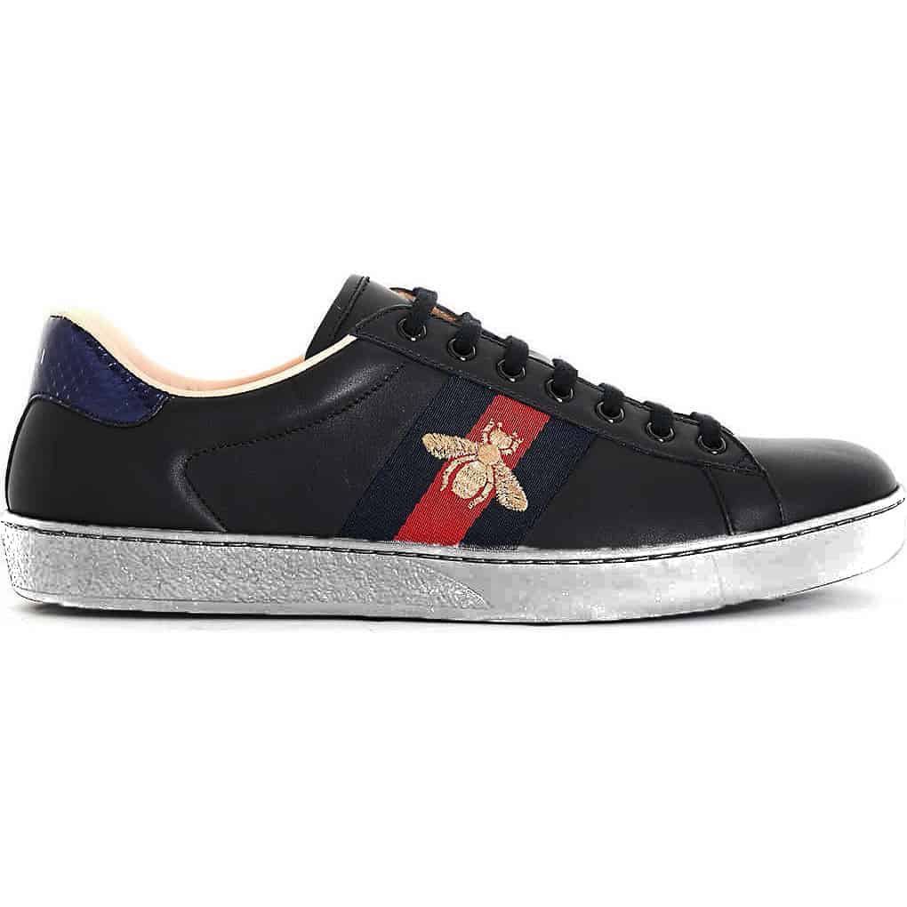 GUCCI ACE EMBROIDERED BEE SNEAKER   GC37 - DEEPREPS