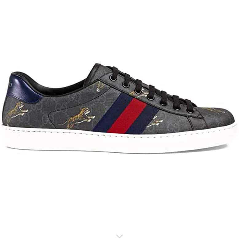 GUCCI MEN S ACE GG SUPREME TIGERS SNEAKER   GC9 - DEEPREPS