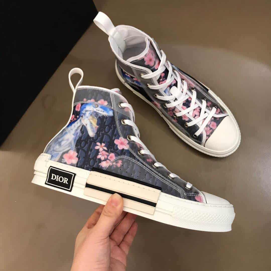 B23  HIGH-TOP DIOR AND SORAYAMA SNEAKER- CD11 - DEEPREPS