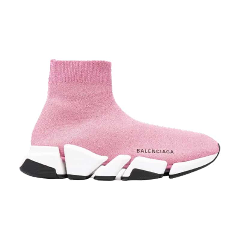BALENCIAGA SPEED 2.0 SNEAKER IN PINK- BB146 - DEEPREPS