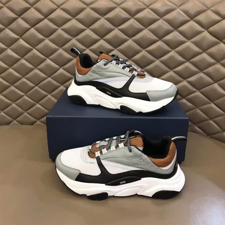 B22 SNEAKER TECHNICAL MESH WITH AND CALFSKIN   CD107 - DEEPREPS