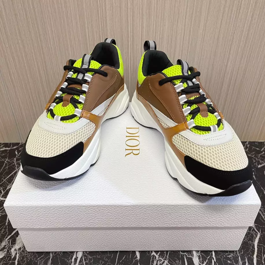 B22 SNEAKER TECHNICAL MESH WITH AND CALFSKIN – CD129 - DEEPREPS