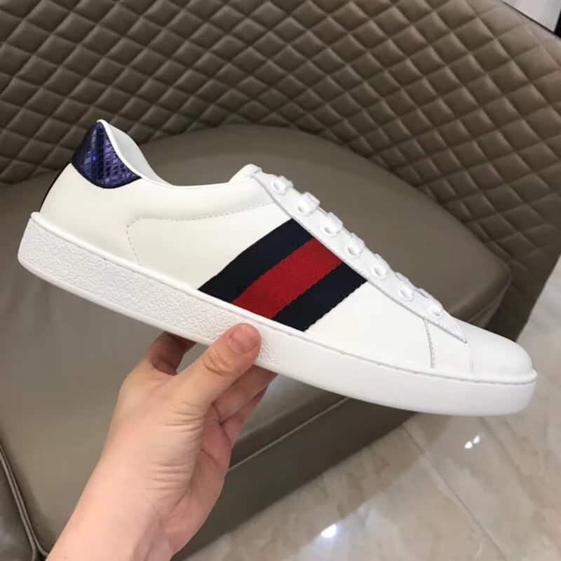 GUCCI ACE NAVY BLUE SNEAKER   GC21 - DEEPREPS