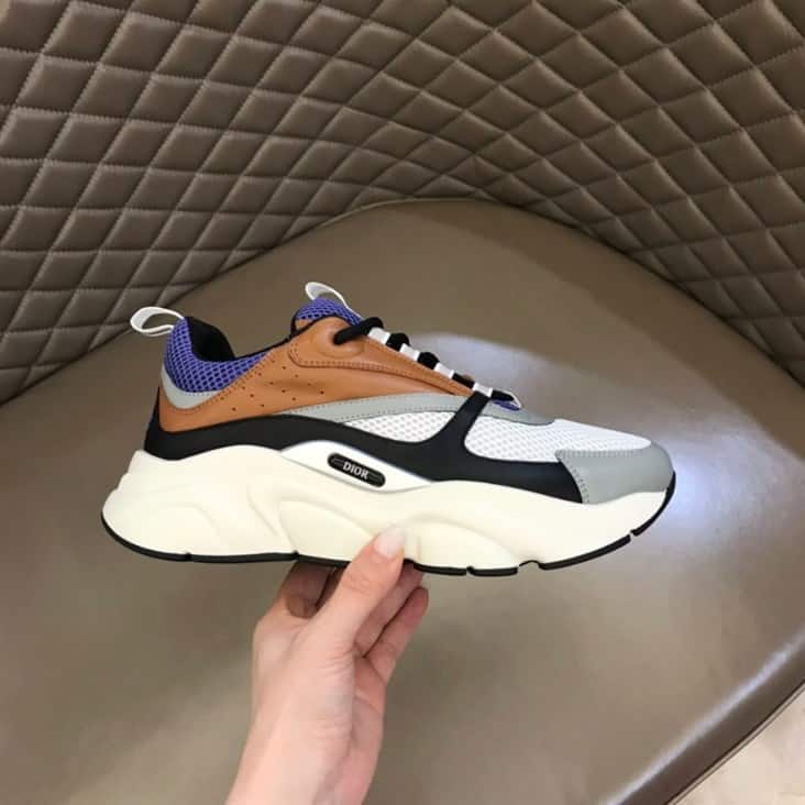 B22 SNEAKER TECHNICAL MESH WITH AND CALFSKIN   CD112 - DEEPREPS