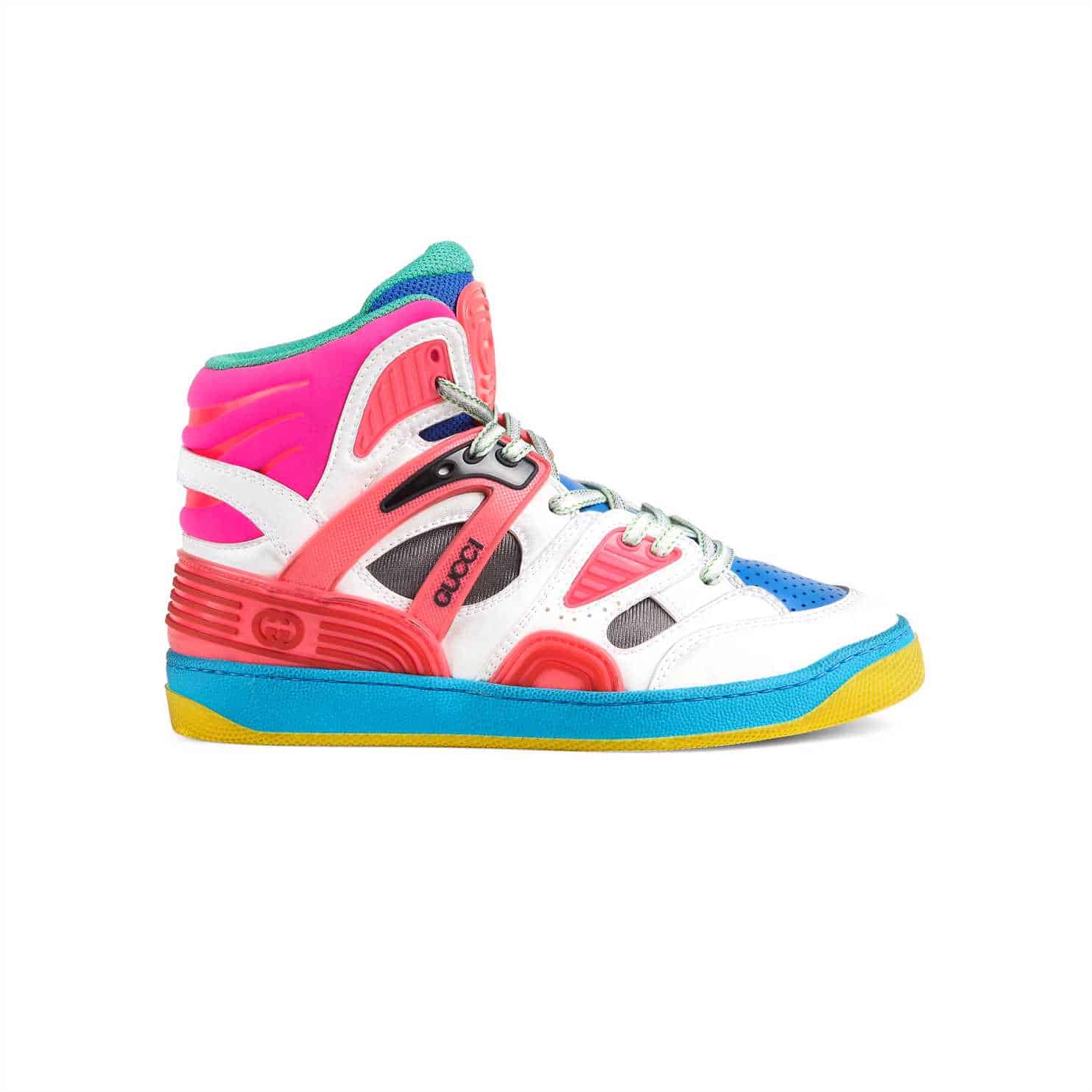 GUCCI BASKET SNEAKERS WHITE DEMETRA   GC069 - DEEPREPS