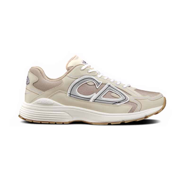 DIOR B30 SNEAKERS CREAM MESH AND TECHNICAL FABRIC   CD89 - DEEPREPS