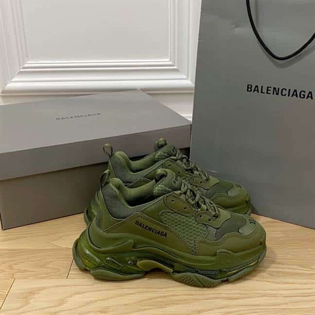 BALENCIAGA MEN S TRIPLE S SNEAKER CLEAR SOLE   BB188 - DEEPREPS