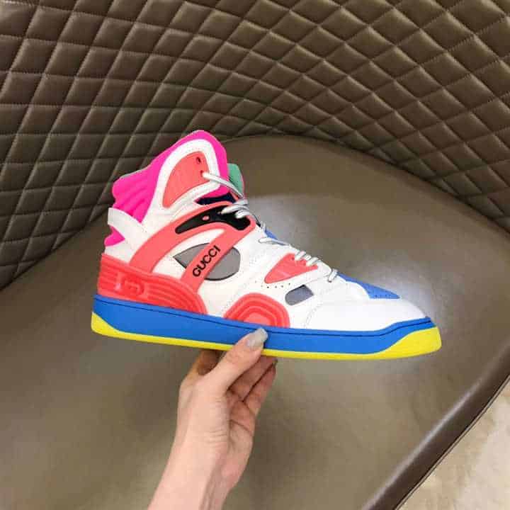 GUCCI BASKET SNEAKERS WHITE DEMETRA   GC069 - DEEPREPS