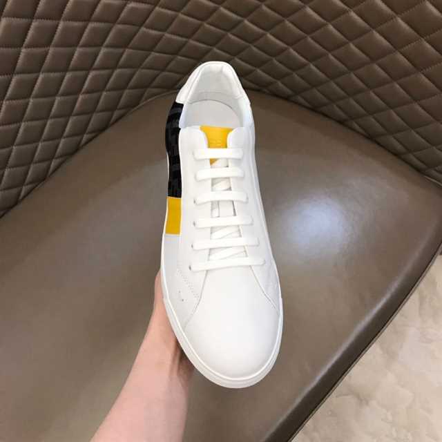 FENDI FF LOGO PRINT LOW-TOP SNEAKERS   FD17 - DEEPREPS