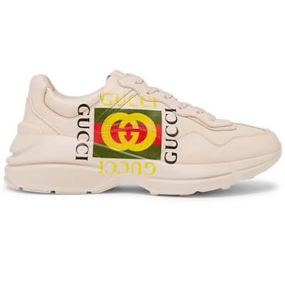 GUCCI RHYTON LEATHER SNEAKER   GC56 - DEEPREPS
