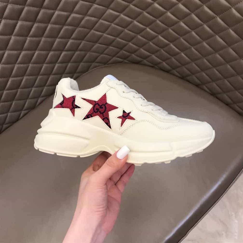 GUCCI RHYTON SNEAKERS WITH STAR   GC060 - DEEPREPS