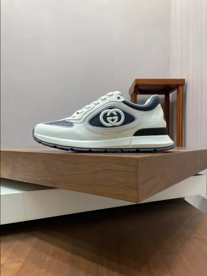 GUCCI MEN S LEATHER SNEAKER   GC199 - DEEPREPS