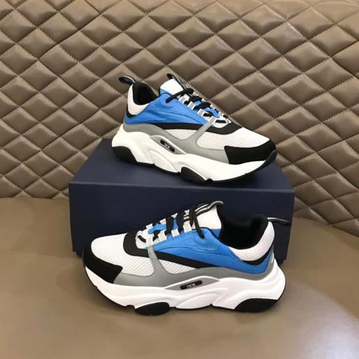 B22 SNEAKER TECHNICAL MESH WITH AND CALFSKIN   CD108 - DEEPREPS