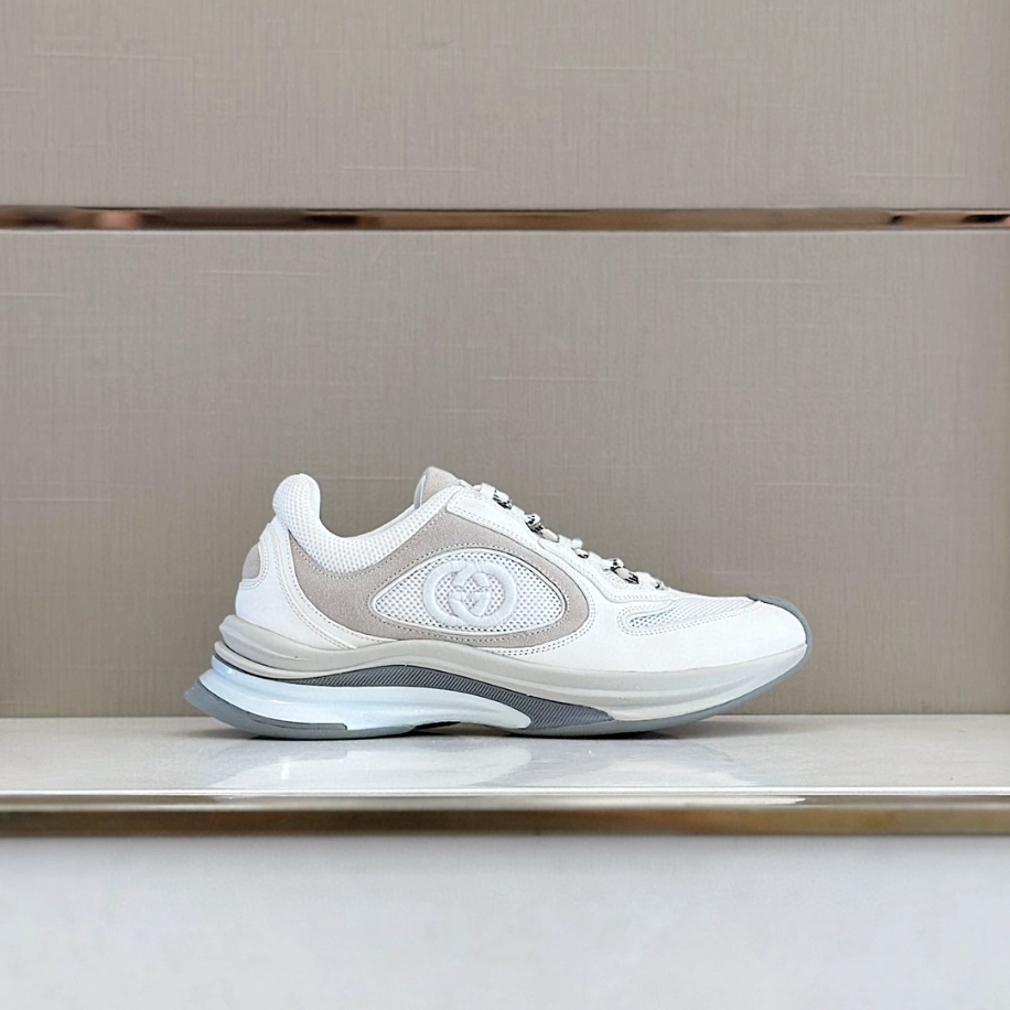 GUCCI RUN SNEAKERS IN WHITE – GC158 - DEEPREPS