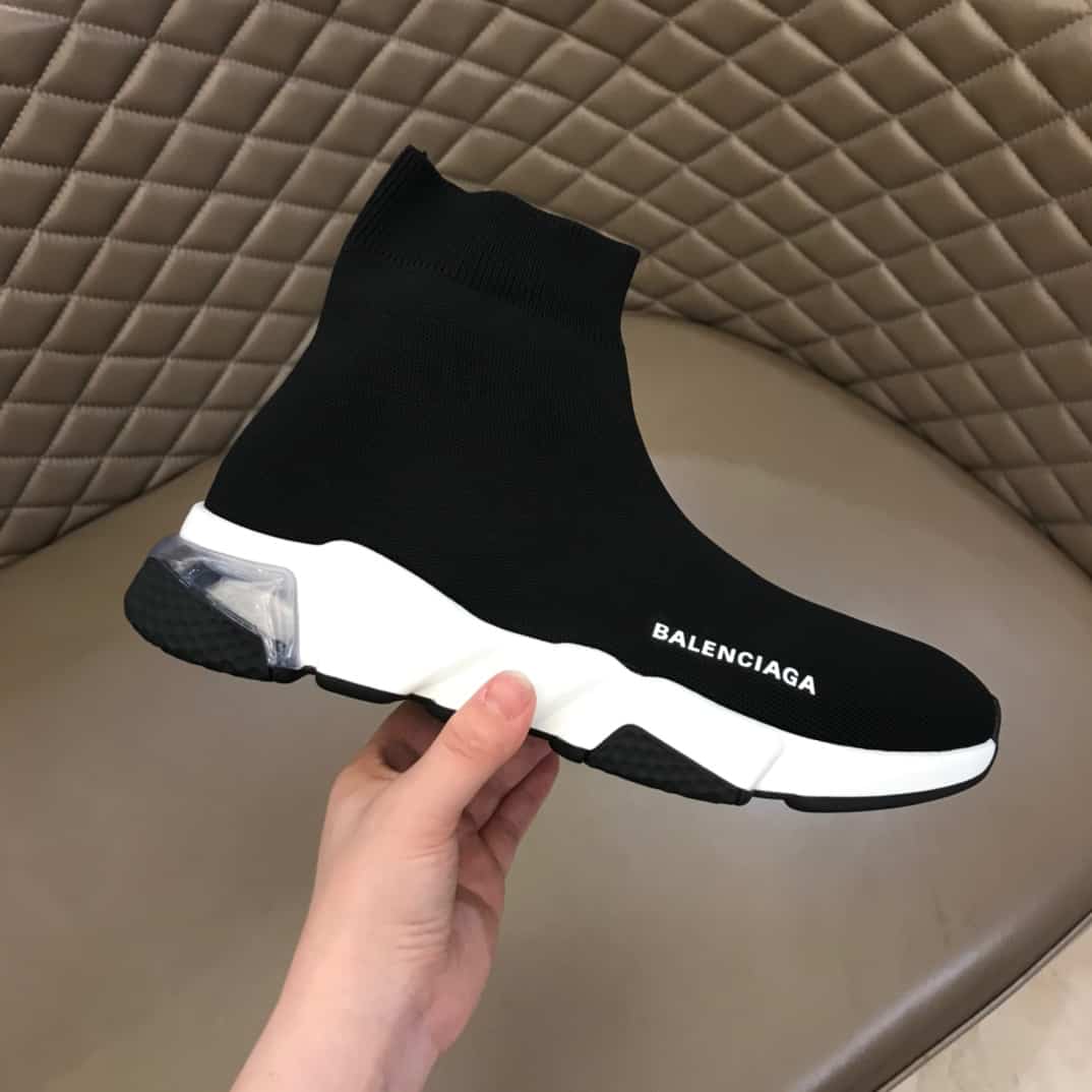 BALENCIAGA SPEED CLEAR SOLE SNEAKERS   BB43 - DEEPREPS